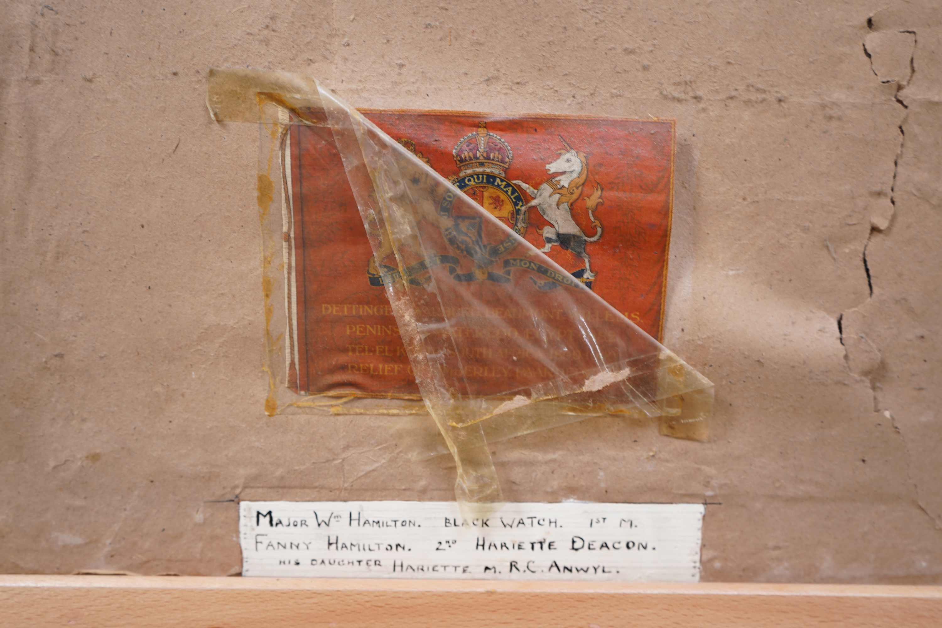 English School, 18th/19th century, Major William Hamilton, Black Watch, as a Falconer in armour